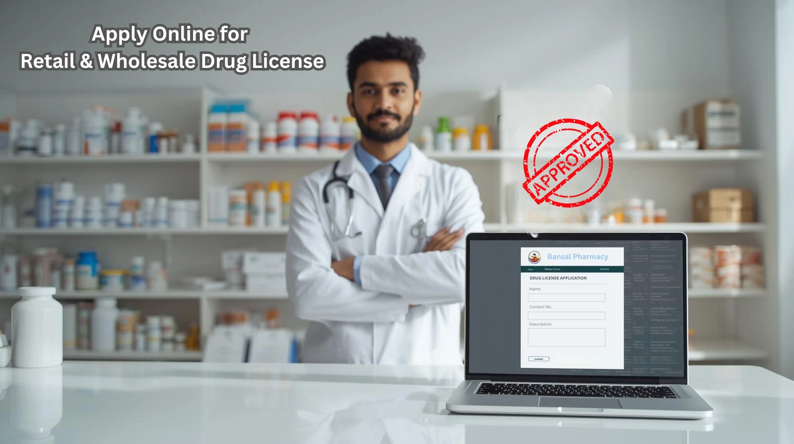 Apply Online for Retail & Wholesale Drug License (2026) – Expert Assistance