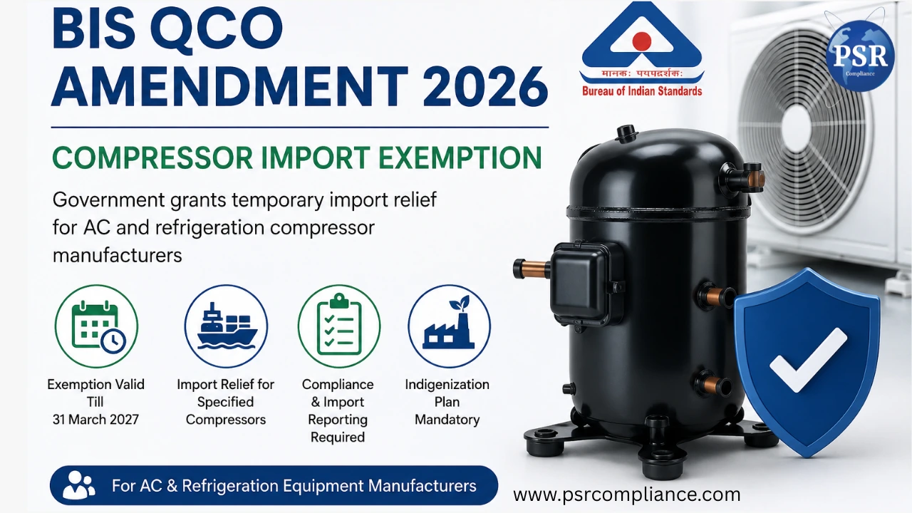 BIS QCO 2026: Relief for AC & Refrigeration Makers