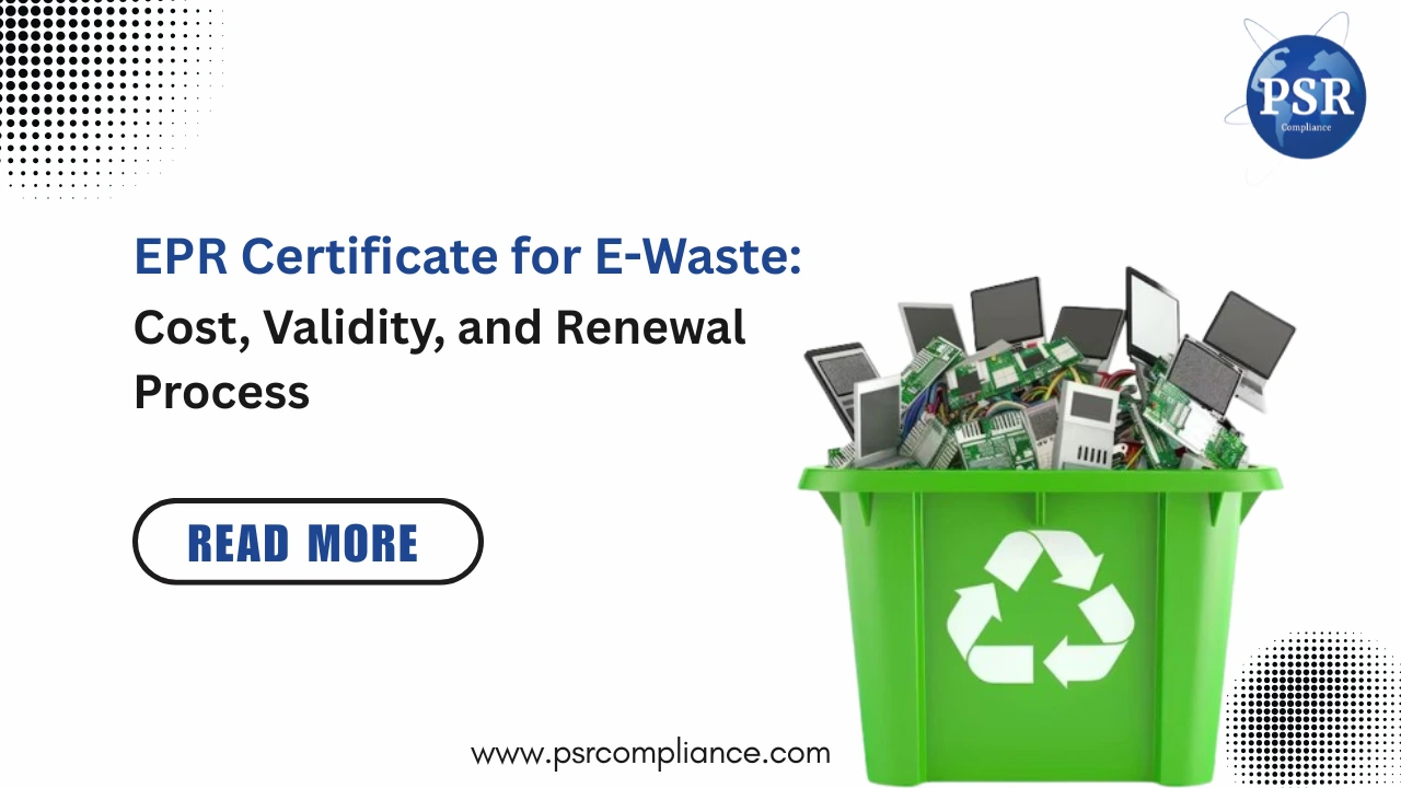 EPR Certificate for E-Waste: Cost, Validity, and Renewal Process