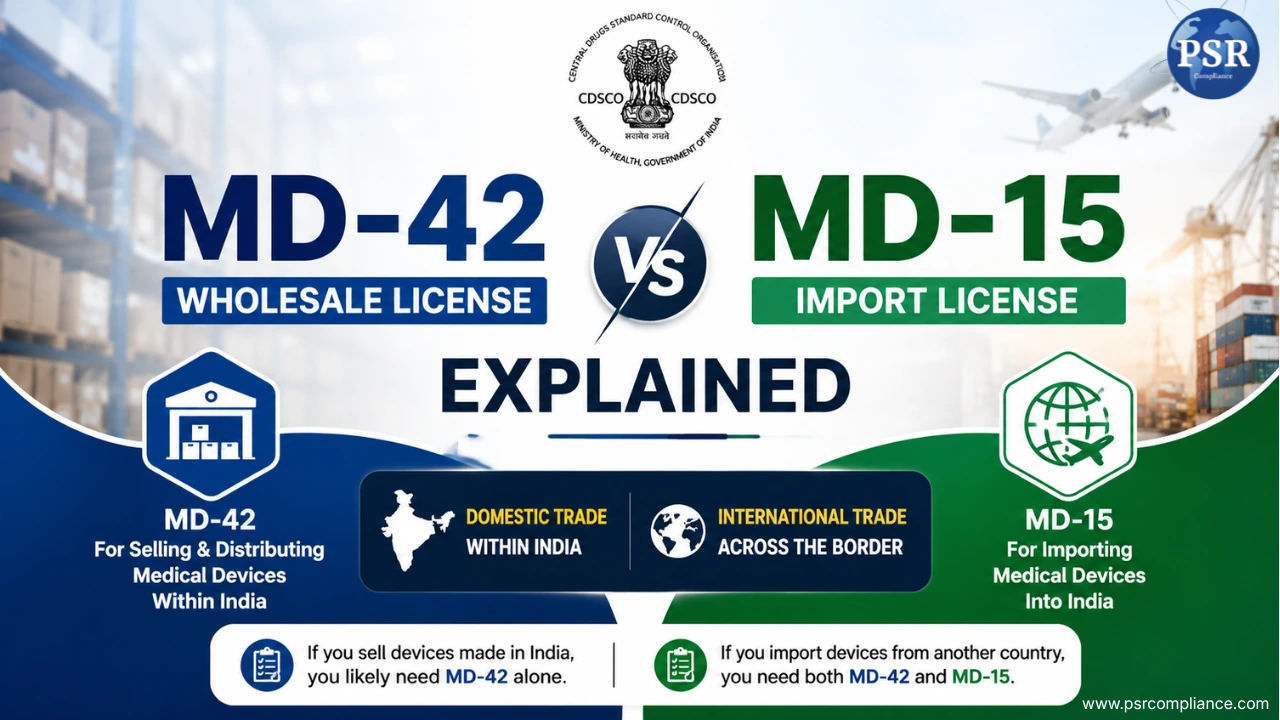 MD-42 vs MD-15: Wholesale License vs Import License