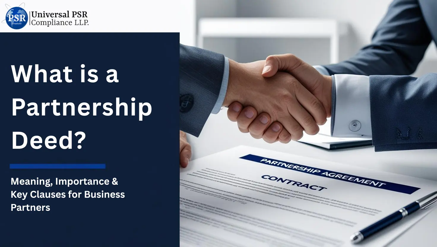 What is a Partnership Deed?